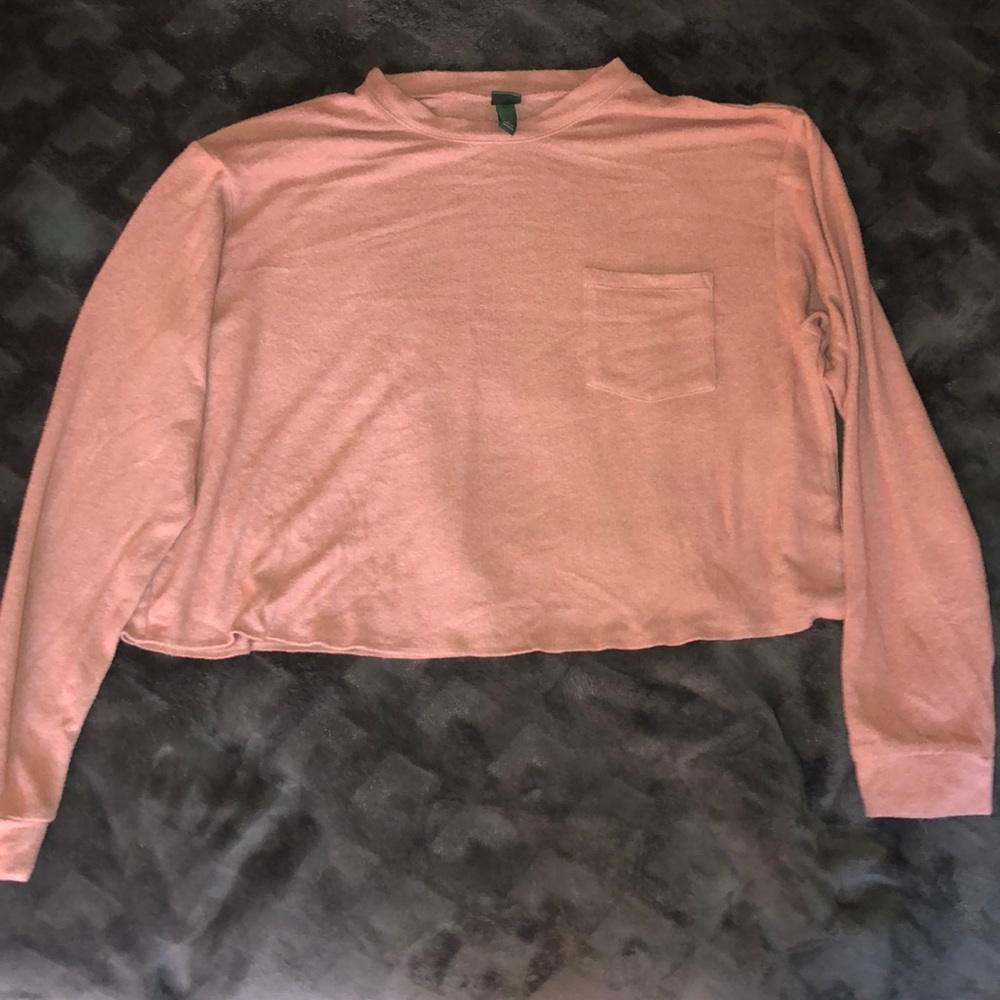 Pink Medium comfy crop top
